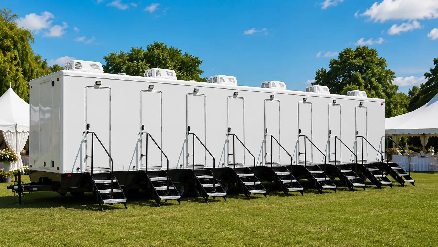 8 Stall Restroom Trailer in Pittsburg, CA