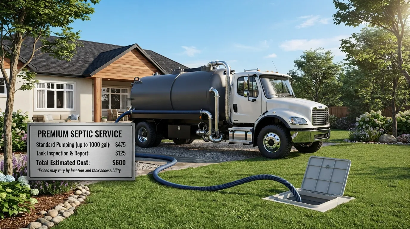 Septic Tank Pumping Cost in Pittsburg, CA