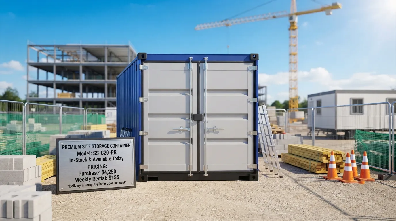 Storage Container Rental Cost in Pittsburg, CA